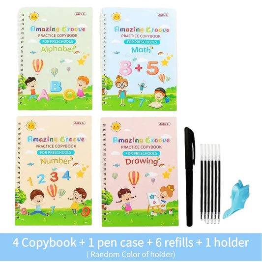 The Magic Book™ English Writing Book Reusable Unlimited Times For Kids