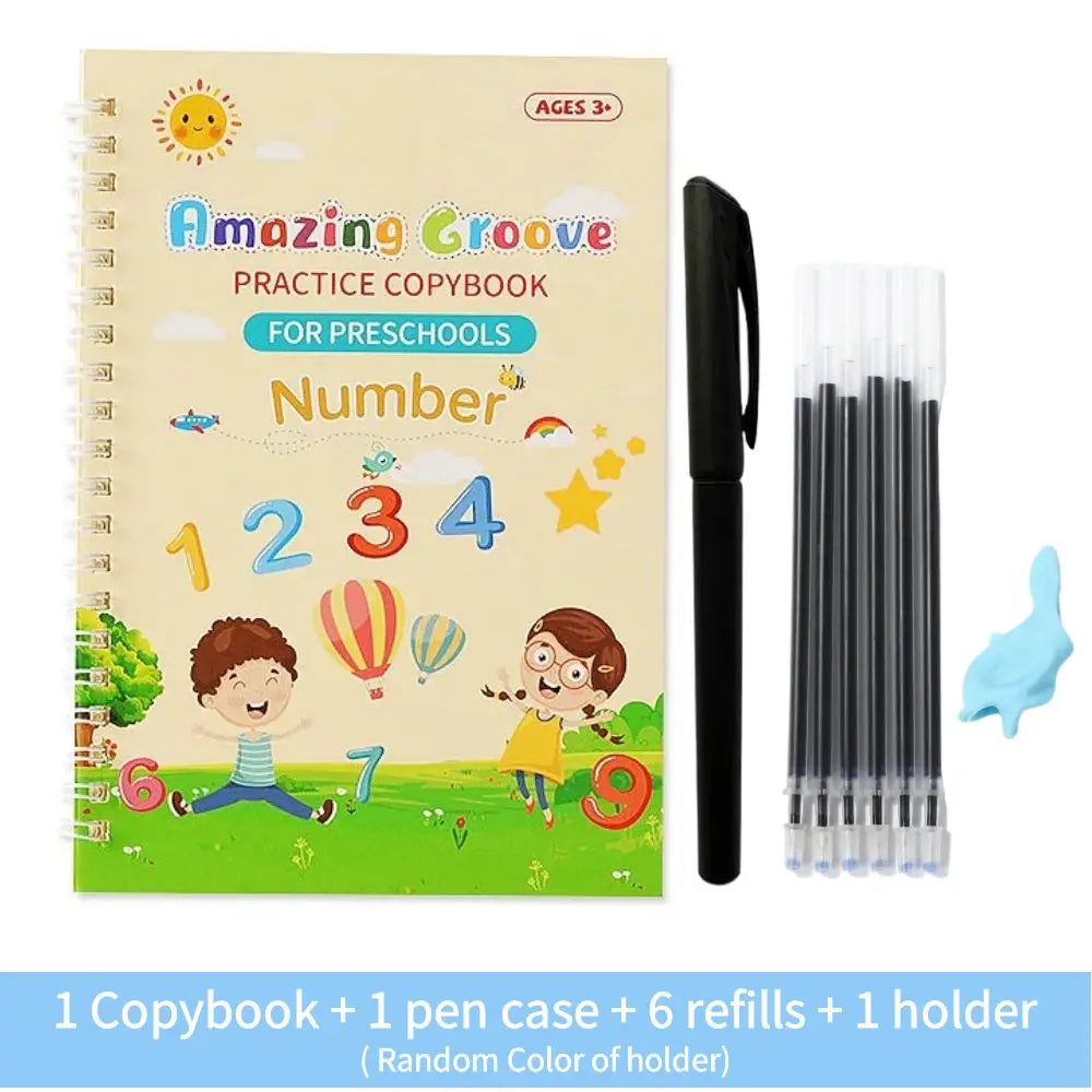 The Magic Book™ English Writing Book Reusable Unlimited Times For Kids