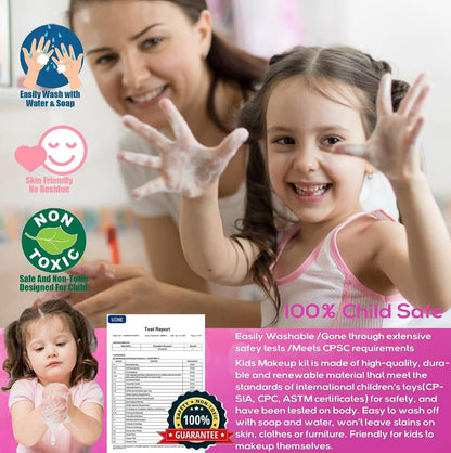 KidGlam - Kids Washable Makeup Beauty Kit
